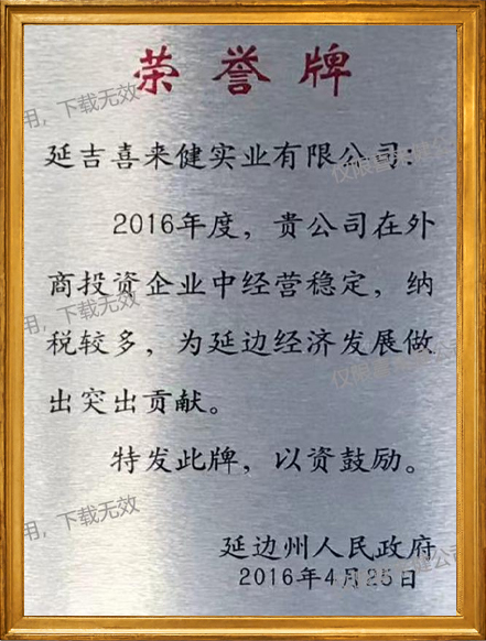 突出贡献荣誉牌